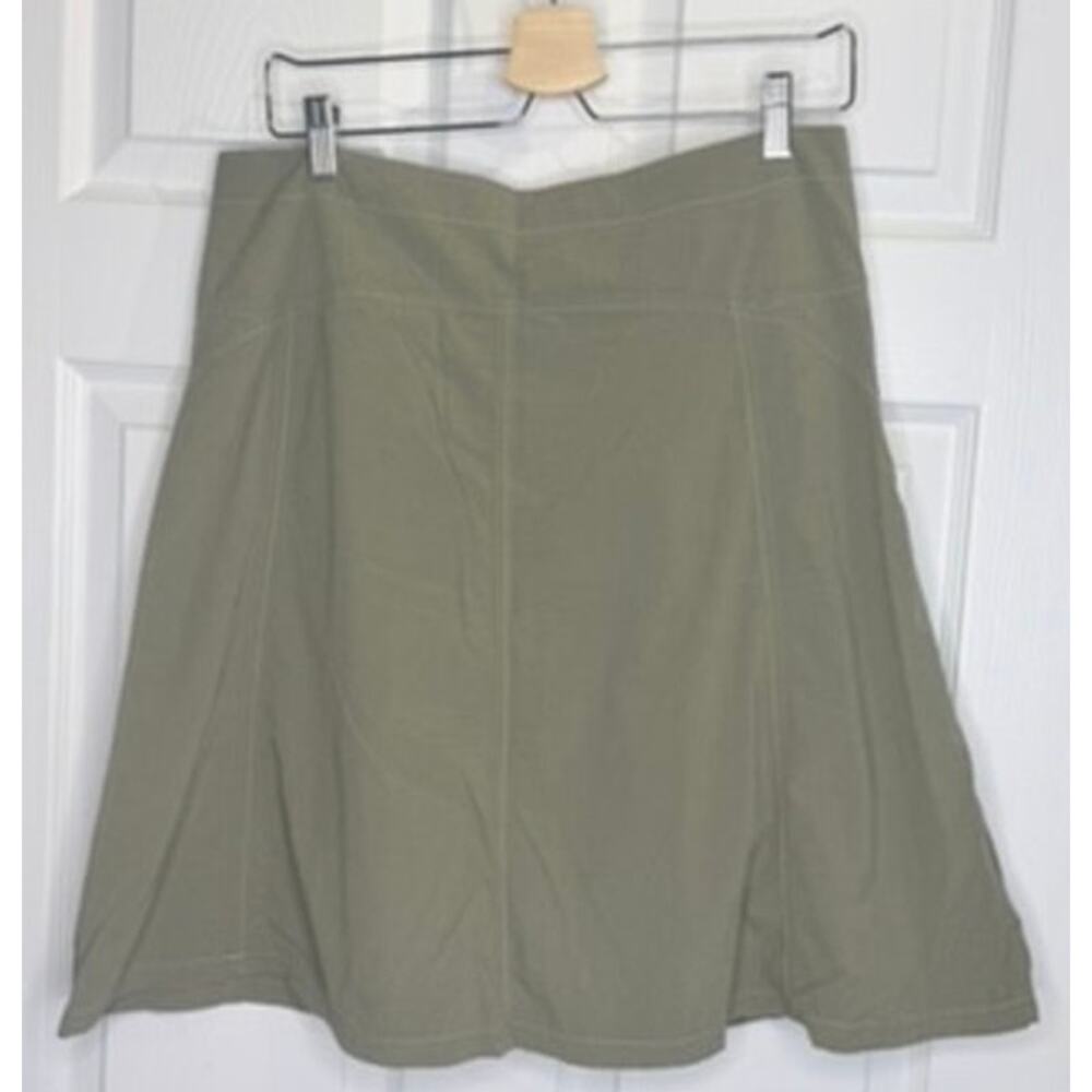 Y2K 00s Low Rise Mountain Hardware Hiking Skirt 8 Olive Green Gorpcore Outdoors - Picture 3 of 11
